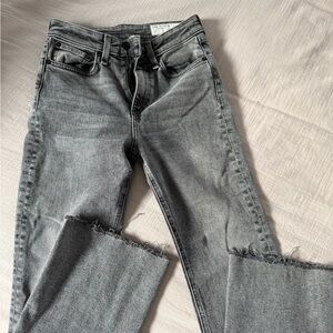 Rag & Bone Charcoal Straight Leg Jeans